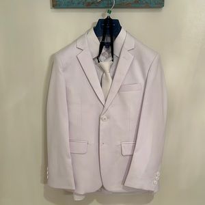 Boys size 8 full white suite